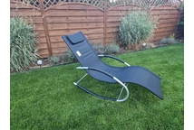Chaise longue à bascule de jardin Orlando Garden Point
