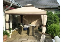 Revêtement de toiture pour le gazébo Valencia 3x3 Garden Point crème