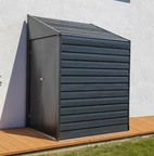 Abri mural métallique Yardsaver 1,2 x 2,1 m Arrow gris