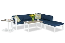 Salon d’angle moderne en aluminium Cardiff Garden Point