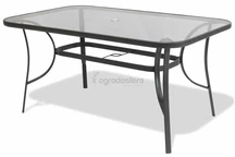 Table Modena gris Garden Point