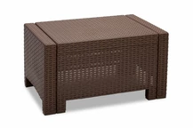 Table en technorotin brun Colorado Bica