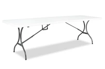 Table traiteur 244 cm plateau pliable Garden Point