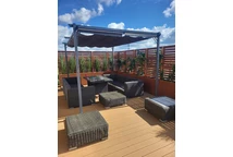 Pergola de terrasse La Palma 3x4 Garden Point anthracite
