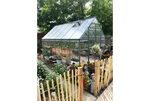 Serre de jardin en polycarbonate Balance Grey 2,42 x 3,66 m Palram - Canopia