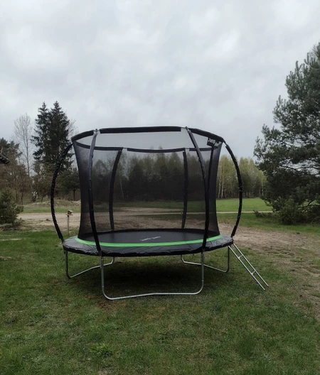 Trampoline de jardin haut de gamme avec maille interne 305cm Jump Hero 10FT