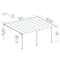 Abri de terrasse en aluminium Sierra Palram - Canopia 3 x 5,46 brun/gris
