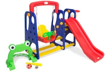 Aire de jeux avec toboggan et balançoire, super toboggan Baloo