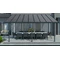 Auvent de terrasse en aluminium Sierra Palram - Canopia 3 x 5,46 anthracite Heat Block