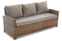 Canapé Parma Garden Point en polyrotin marron Garden Point