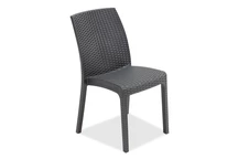 Chaise en technorotin Virginia anthracite Bica