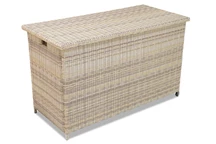 Coffre à coussins Toledo 945l Garden Point en techno rotin beige