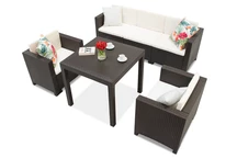 Colorado Dallas Fiesta 5 ensemble en rotin marron Bica