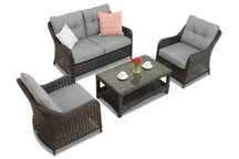 Ensemble de meubles de jardin Toledo Coffee 4 anthracite Garden Point