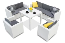 Ensemble de meubles en rotin Bica blanc Colorado Dallas Fiesta 7