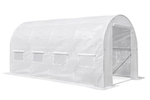Garden Point polytunnel blanc 2.5x5m