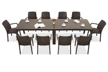 Houston/Indiana Garden Service de table 10 Bica marron