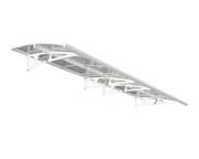 Marquise de porte bordelaise moderne 4,47 m Palram