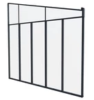 Paroi latérale pour toits Feria et Sierra - gris profondeur 4 m