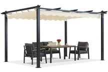 Pergola de terrasse Barbados 3x4m Garden Point