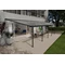 Pergola en polycarbonate Feria Palram - Auvent 3 x 9,71 m gris