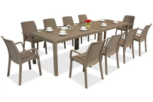 Service de table pour le jardin Houston/Indiana 10 cappuccino Bica