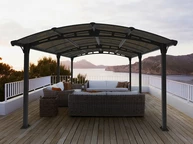 Tonnelle en polycarbonate Tuscan Palram - Canopia 3,6 x 6,4 m