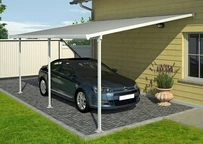 Abri de voiture en polycarbonate Feria Palram 3 x 4,25 m blanc