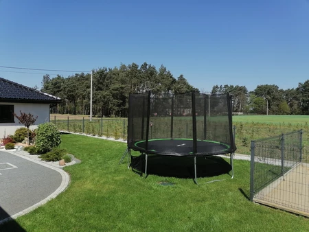 Trampoline de jardin avec maille extérieure 366cm Jump Hero 12FT