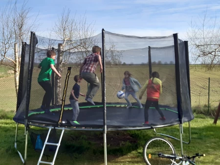 Trampoline de jardin avec maille extérieure 427cm Jump Hero 14FT