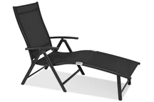 Bain de soleil Toulouse Garden Point en aluminium noir
