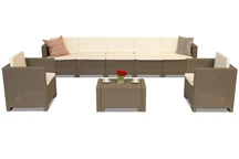 Ensemble rotin techno Colorado Coffee Max 7 cappuccino Bica