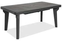 Grande table de jardin Bergen anthracite Bica