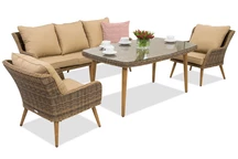 Meubles de jardin Bilbao Apetito 5 Garden Point marron