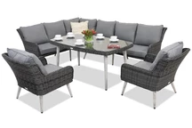 Meubles de jardin Bilbao Comida 7 Garden Point anthracite