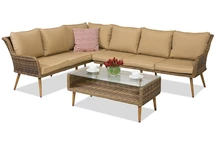 Meubles de jardin Bilbao Corner Garden Point marron