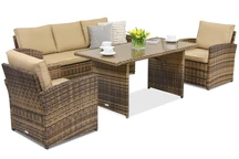 Meubles de jardin Monaco Apetito 5 Garden Point marron