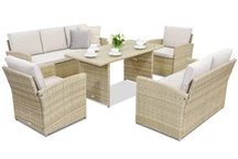 Meubles de jardin Monaco Apetito 7 Garden Point beige