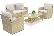Meubles de jardin Monaco Coffee 4 Garden Point beige