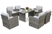 Meubles de jardin Monaco Premium 6 Garden Point gris