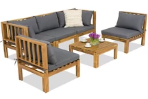 Mobilier de jardin Brunei Coffee 5 Garden Point acacia