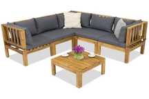 Mobilier de jardin Brunei Corner 5 Garden Point acacia