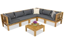Mobilier de jardin Brunei Corner 6 Garden Point acacia