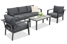 Mobilier de jardin en aluminium Sydney Coffee 5 Garden Point anthracite