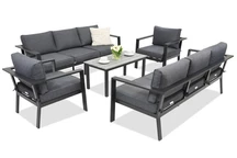 Mobilier de jardin en aluminium Sydney Coffee 8 Garden Point anthracite