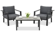 Mobilier de jardin en aluminium Sydney Terrace Garden Point anthracite