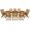 Mobilier de jardin en bois Jakarta/Bombay 10 Garden Point