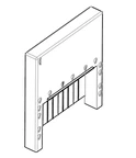 Pièce détachée pour meuble Bica element B cappuccino