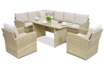 Salon de jardin Monaco Comida 7 Garden Point beige
