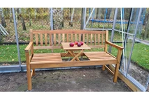 Un banc avec une table en bois d'acacia Jolo Garden Point